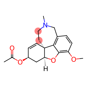 6H-Benzofuro[3a,3,2-ef][2]benzazepin-6-ol, 4a,5,9,10,11,12-hexahydro-3-methoxy-11-methyl-, 6-acetate, (4aS,6R,8aS)-