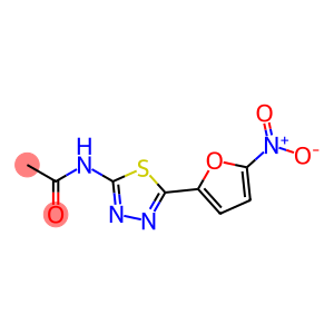 Acetamide, N-[5-(5-nitro-2-furanyl)-1,3,4-thiadiazol-2-yl]-