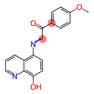 Ethanone, 2-[(8-hydroxy-5-quinolinyl)imino]-1-(4-methoxyphenyl)-
