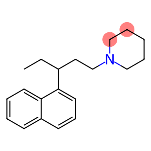Piperidine, 1-[3-(1-naphthalenyl)pentyl]-