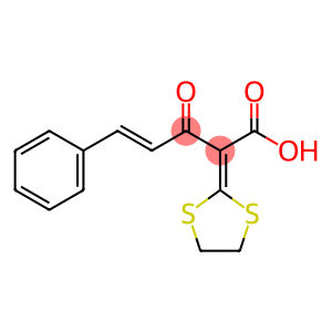 2-[1,3]Dithiolan-2-ylidene-3-oxo-5-phenyl-pent-4-enoic acid