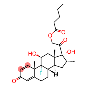 Pregna-1,4-diene-3,20-dione, 9-fluoro-11,17-dihydroxy-16-methyl-21-((1-oxopentyl)oxy)-, (11beta,16alpha)-