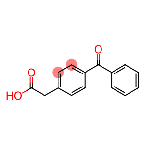 4-Benzoylbenzeneacetic acid