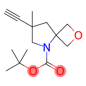 tert-butyl 7-ethynyl-7-methyl-2-oxa-5-azaspiro[3.4]octane-5-carboxylate