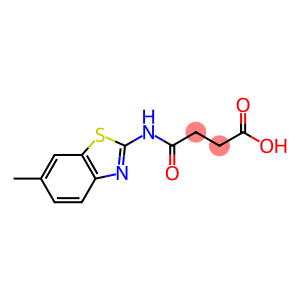 Butanoic acid, 4-[(6-methyl-2-benzothiazolyl)amino]-4-oxo-