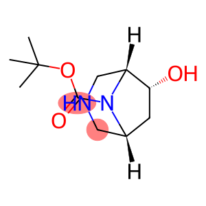 3,8-Diazabicyclo[3.2.1]octane-8-carboxylic acid, 6-hydroxy-, 1,1-dimethylethyl ester, (1R,5R,6R)-rel-