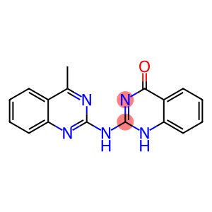 2-[(4-甲基-2-喹唑啉)氨基]-1H-喹唑啉-4-酮