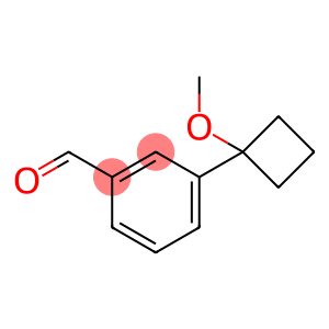 3-(1-methoxycyclobutyl)benzaldehyde