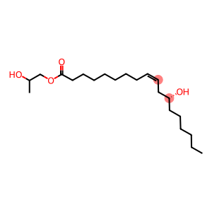 9-Octadecenoic acid, 12-hydroxy-, monoester with 1,2-propanediol, (9Z,12R)-