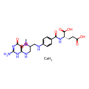 Calcium 2-(4-(((2-amino-5-methyl-4-oxo-3,4,5,6,7,8-hexahydropteridin-6-yl)methyl)amino)benzamido)