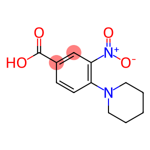 3-nitro-4-(1-piperidyl)benzoic acid