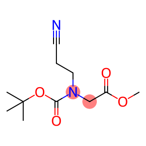 N-(2-氰基乙基)-N-[叔丁氧羰基]甘氨酸甲酯