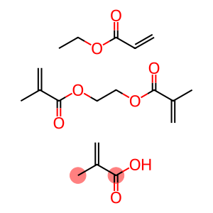 2-甲基-2-丙烯酸与1,2-乙二醇双(2-甲基-丙烯酸)酯和2-丙烯酸乙酯的聚合物