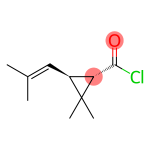 Cyclopropanecarbonyl chloride, 2,2-dimethyl-3-(2-methyl-1-propen-1-yl)-, (1S,3S)-