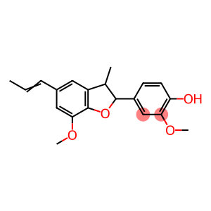 (2R,3R)-2,3-Dihydro-2-(4-hydroxy-3-methoxyphenyl)-5-[(E)-1-propenyl]-3-methyl-7-methoxybenzofuran