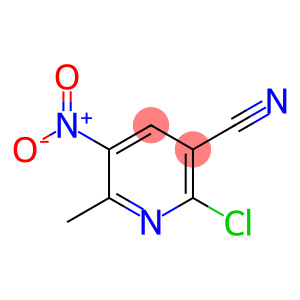 2-氯-6-甲基-5-硝基烟酸甲腈