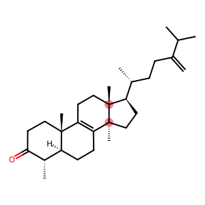 24-Methylene-29-nor-5α-lanost-8-en-3-one