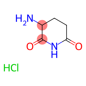 3-Aminopiperidine-2,6-dione hydrochloride (1:1)