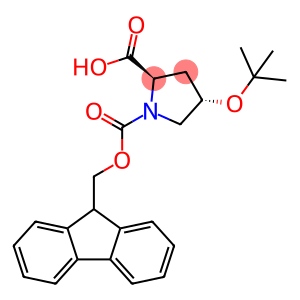 (2R,4S)-4-叔丁基氧基-1,2-吡咯烷二羧酸 1-芴甲基酯