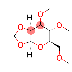 β-D-Mannopyranose, 3,4,6-tri-O-methyl-1,2-O-(1-methylethylidene)-
