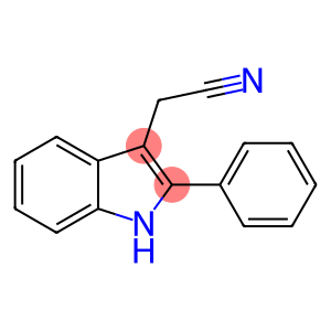 1H-Indole-3-acetonitrile, 2-phenyl-