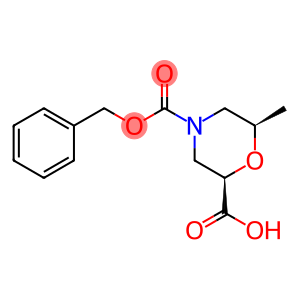 (2R,6R)-4-((Benzyloxy)carbonyl)-6-methylmorpholine-2-carboxylic acid