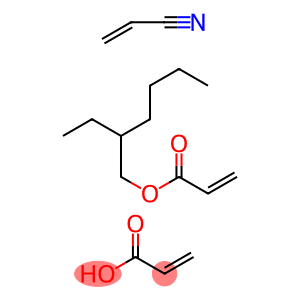 Acrylic acid·acrylonitrile·2-ethylhexyl acrylate copolymer