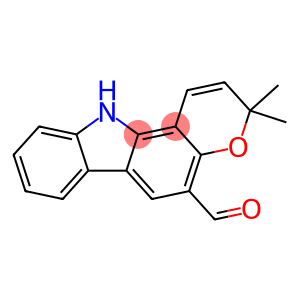 3,3-dimethyl-3,11-dihydropyrano[3,2-a]carbazole-5-carbaldehyde