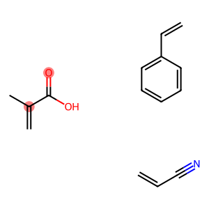 2-Propenoic acid, 2-methyl-, polymer with ethenylbenzene and 2-propenenitrile
