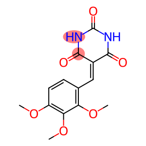 5-[(2,3,4-TRIMETHOXYPHENYL)METHYLENE]-2,4,6(1H,3H,5H)-PYRIMIDINETRIONE
