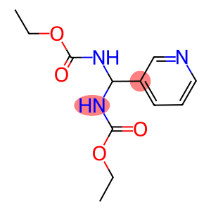 N-[(carbethoxyamino)-(3-pyridyl)methyl]carbamic acid ethyl ester
