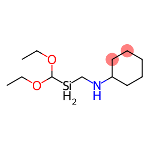 [(Methyldiethoxysilyl)methyl]aminocyclohexane