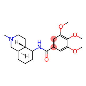 Benzamide, N-(decahydro-2-methyl-5-isoquinolinyl)-3,4,5-trimethoxy-, (4aα,5α,8aβ)- (9CI)