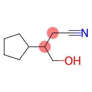 Cyclopentanepropanenitrile,-bta--(hydroxymethyl)-(9CI)