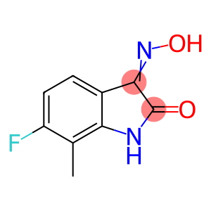 1H-Indole-2,3-dione, 6-fluoro-7-methyl-, 3-oxime