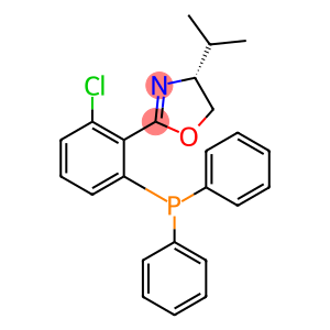 Oxazole, 2-[2-chloro-6-(diphenylphosphino)phenyl]-4,5-dihydro-4-(1-methylethyl)-, (4R)-