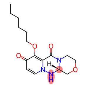 1H-[1,4]Oxazino[3,4-c]pyrido[2,1-f][1,2,4]triazine-6,8-dione, 7-(hexyloxy)-3,4,12,12a-tetrahydro-, (12aS)-