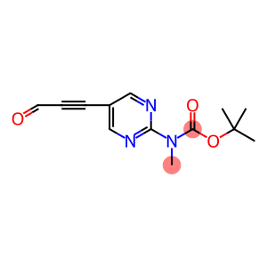 tert-Butyl methyl(5-(3-oxoprop-1-yn-1-yl)pyrimidin-2-yl)carbamate