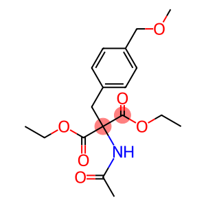 1,3-diethyl 2-acetamido-2-{[4-(methoxymethyl)phenyl]methyl}propanedioate
