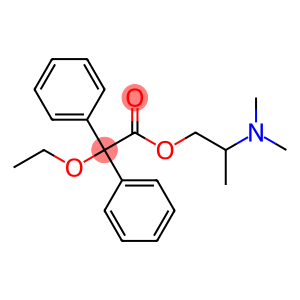 Diphenylethoxyacetic acid 2-(dimethylamino)propyl ester