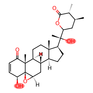 (20R,25R)-5,6β-Epoxy-4β,20,22-trihydroxy-1-oxo-5β-ergost-2-en-26-oic acid δ-lactone