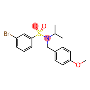 Benzenesulfonamide, 3-bromo-N-[(4-methoxyphenyl)methyl]-N-(1-methylethyl)-