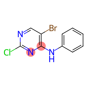 4-Pyrimidinamine, 5-bromo-2-chloro-N-phenyl-
