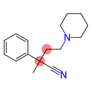 1-Piperidinebutanenitrile, α-methyl-α-phenyl-