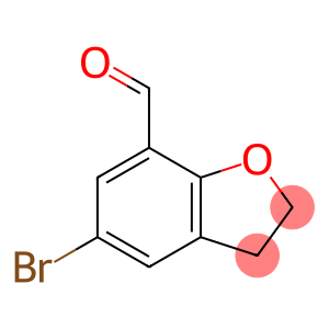5-溴-2,3-二氢-1-苯并呋喃-7-甲醛