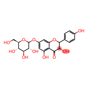 4H-1-Benzopyran-4-one, 7-(β-D-glucopyranosyloxy)-2,3-dihydro-3,5-dihydroxy-2-(4-hydroxyphenyl)-, (2R,3R)-