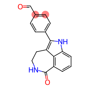 2-(4-formylphenyl)-3,4,5,6-tetrahydro-1H-azepino[5,4,3-cd]indol-6-one