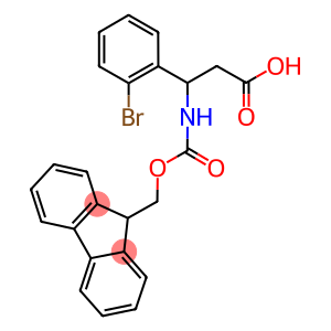3-(((((9H-芴-9-基)甲氧基)羰基)氨基)-3-(2-溴苯基)丙酸