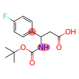 3-NBOC-氨基-3-(4-氟苯基)丙酸