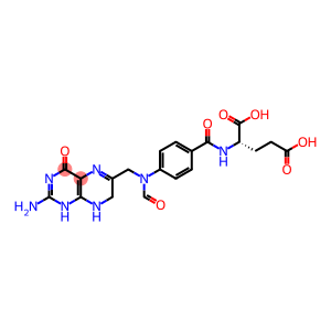 L-Glutamic acid,N-[4-[[(2-amino-3,4,7,8-tetrahydro-4-oxo-6-pteridinyl)methyl]formylamino]benzoyl]-